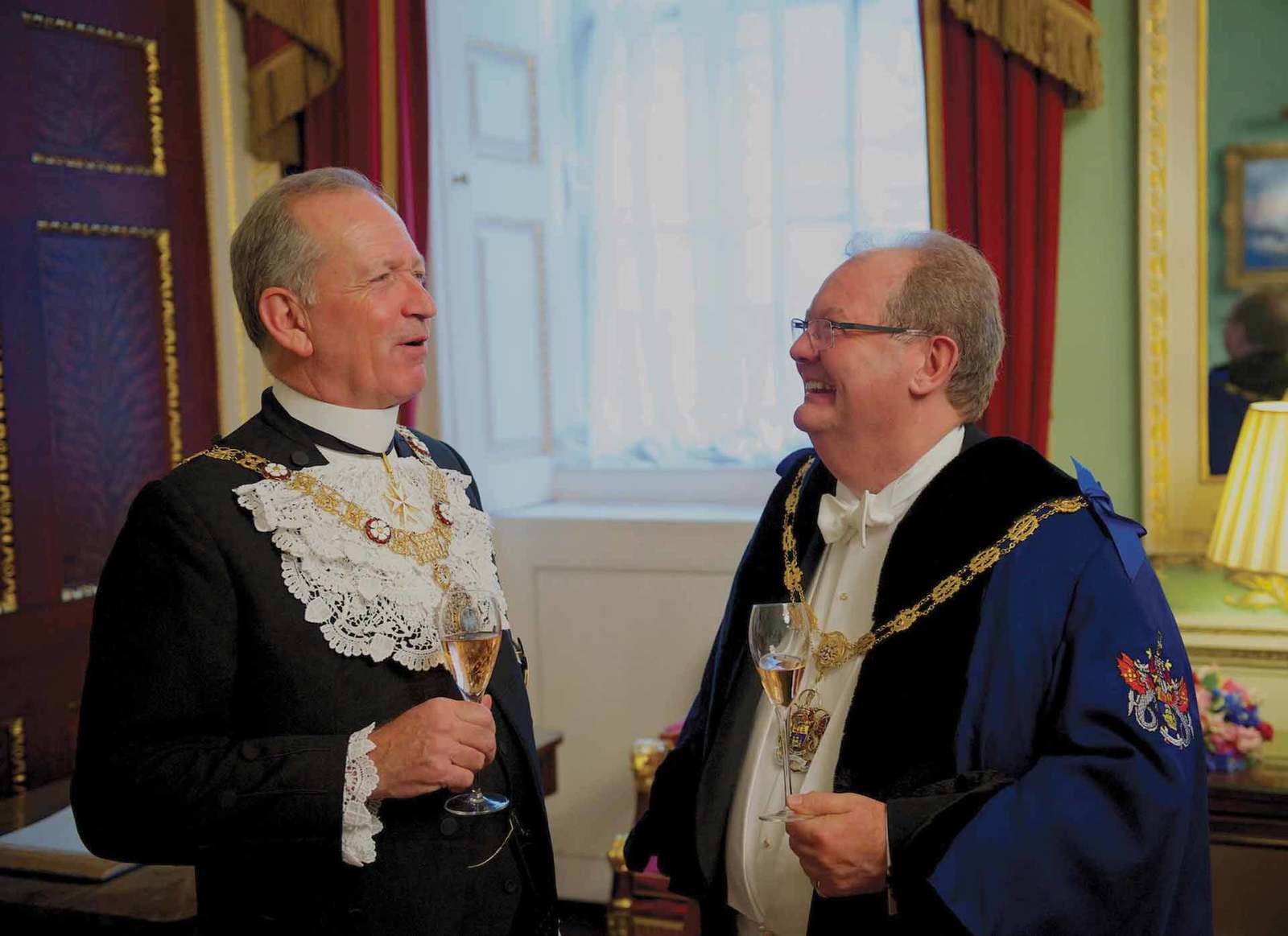 With Lord Mayor Allan Yarrow