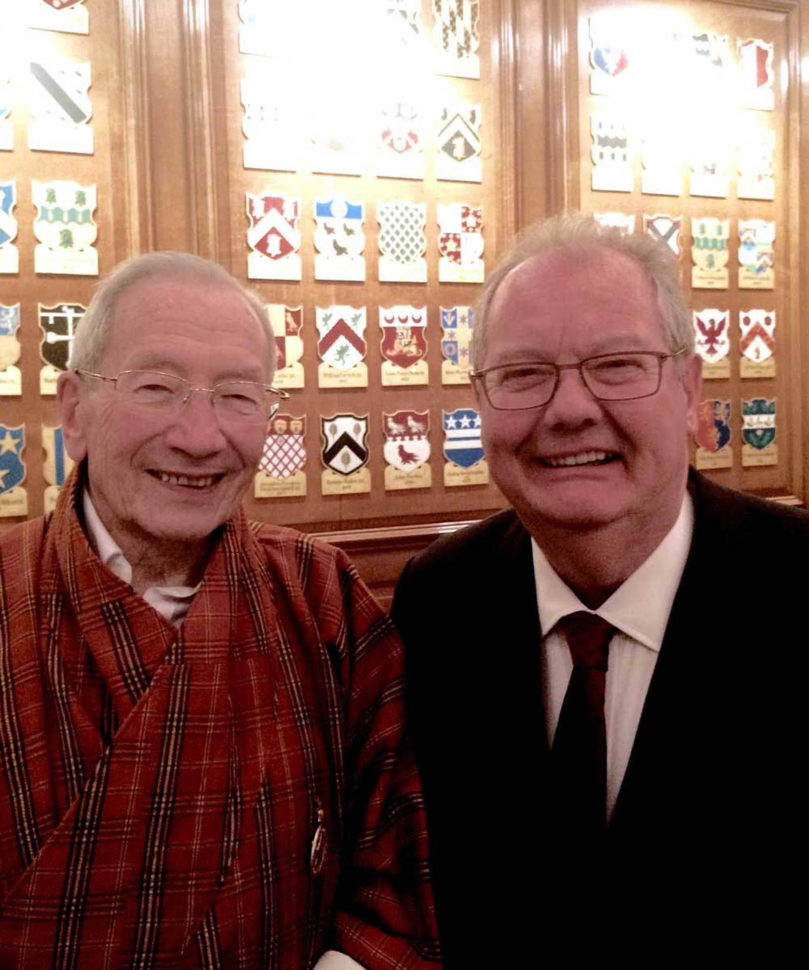 With Michael Rutland, Hon. Consul to Bhutan