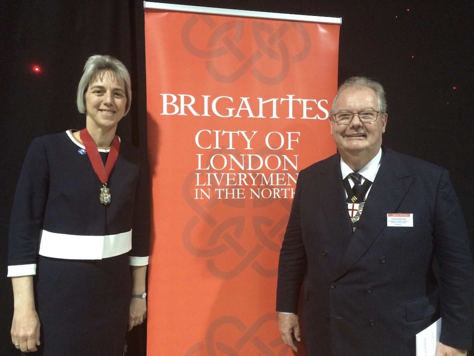 Attending the Brigantes Breakfast in Leeds with Sheriff Liz Greene