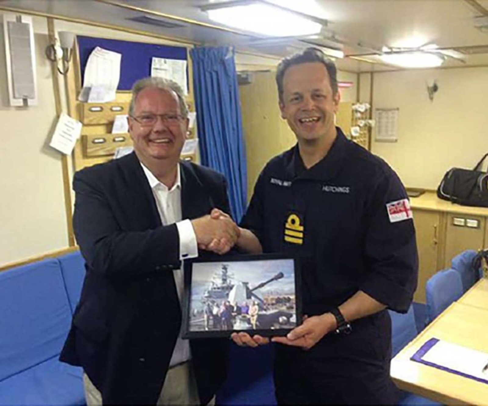 In the Royal Navy