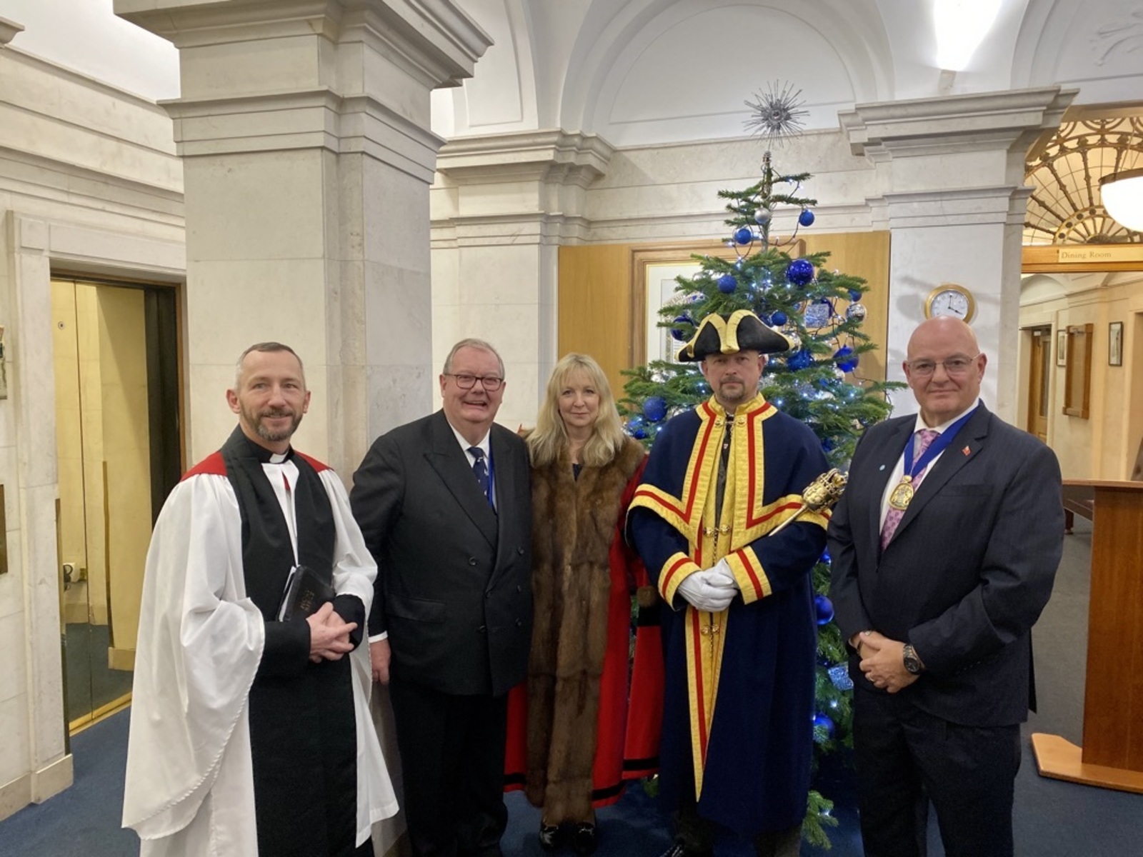 Aldgate Ward Club Christmas Service at the Baltic Exchange