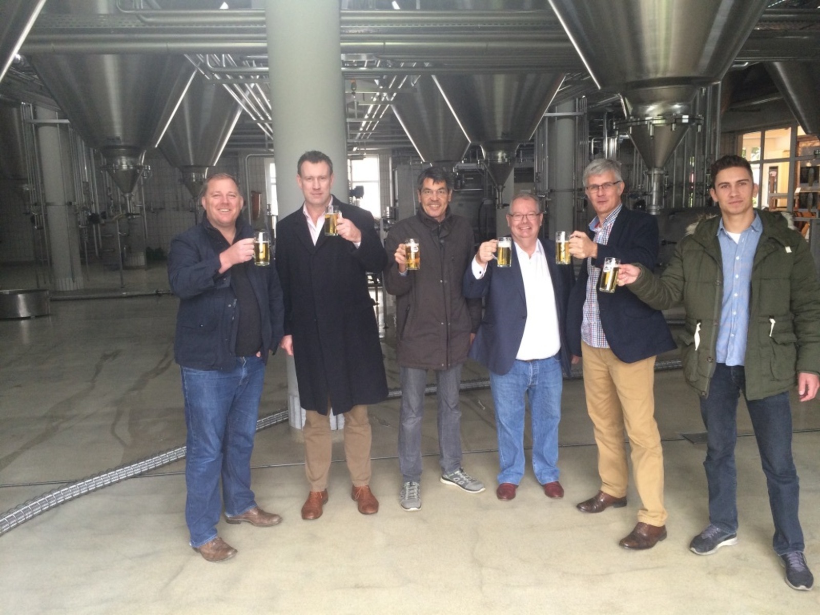 Drawing the first Hoffmeister Lager  in Germany post Heineken buyout 