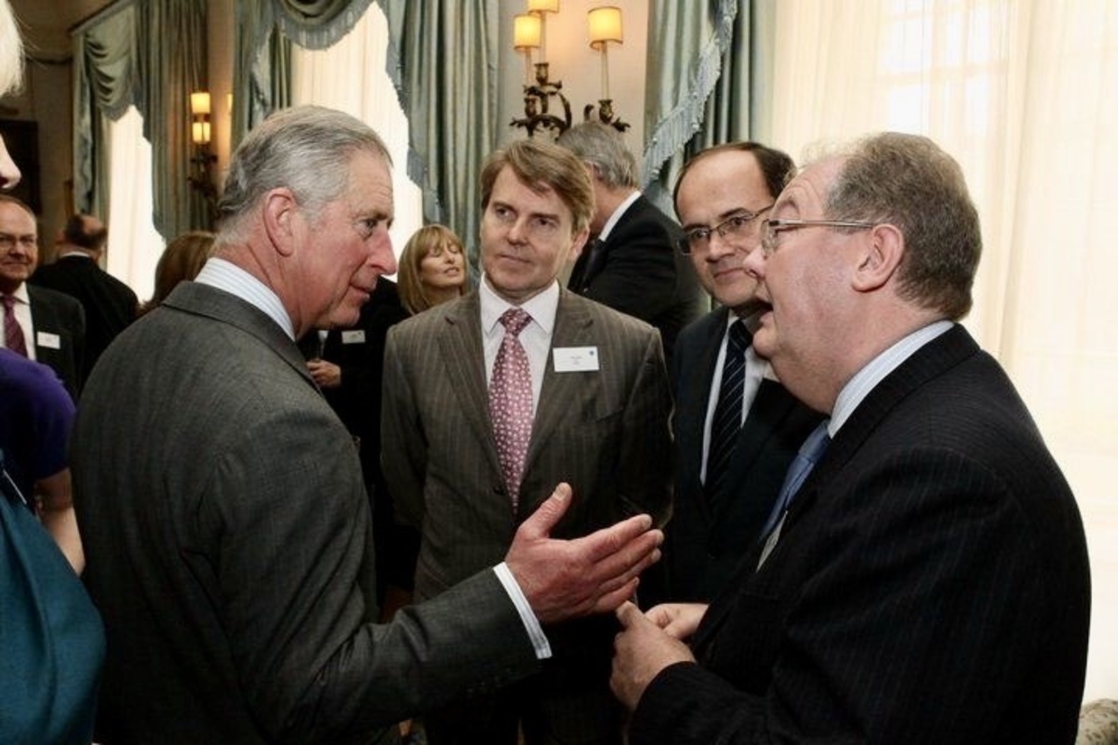 With Prince Charles at Clarence House